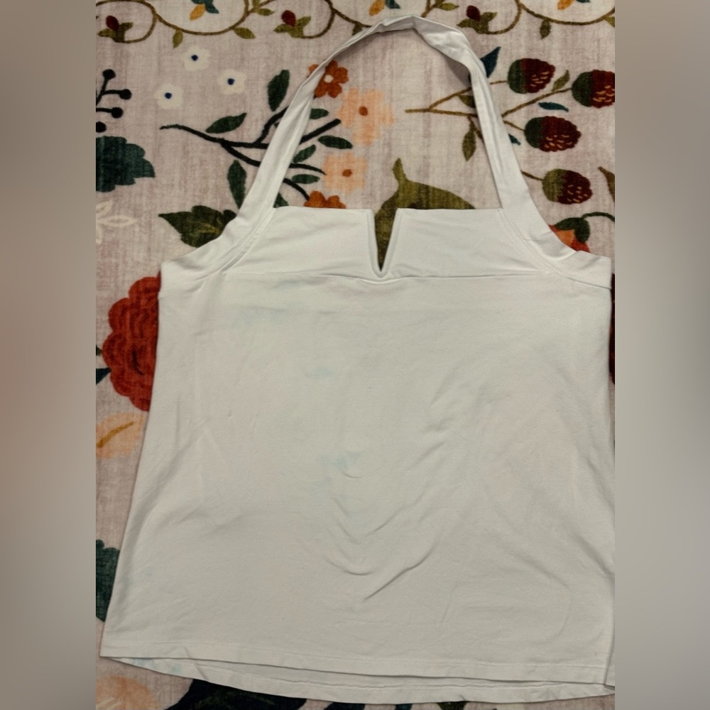torrid White V-Notch Halter Camisole